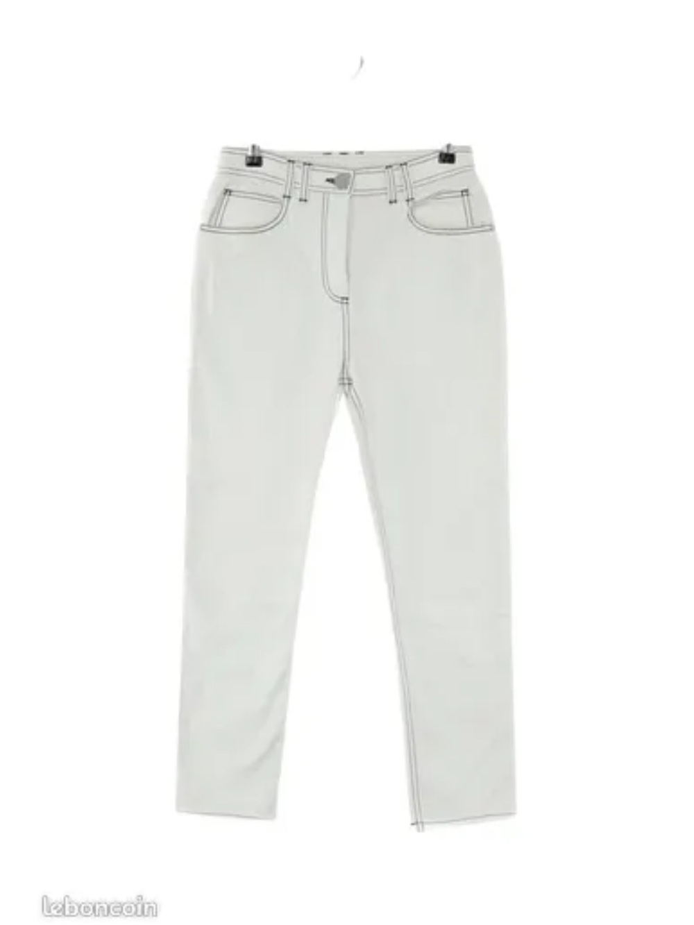 Balmain Women's Skinny Jeans in white! With a black label on a packet! Size 40